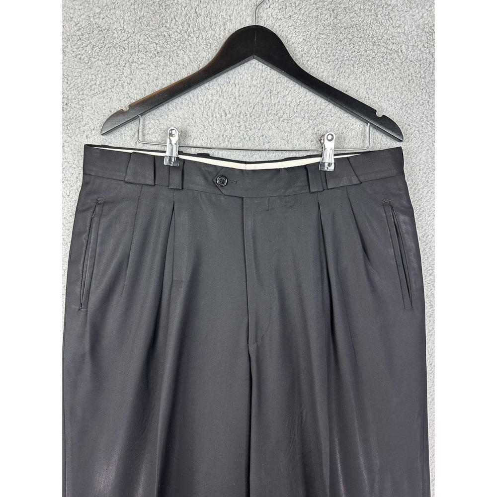 Loro Piana Gerardo Mastellone Pants Mens 36 Super 120s Pleated Made in Italy Men